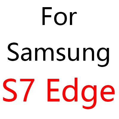 For S7 Edge 100 шт./лот BRSUANG 360 градусов защитные чехлы для телефона полное покрытие противоударный жесткий чехол для samsung S7Edge A8 J6 J530 A710 S9P - Цвет: For S7 Edge