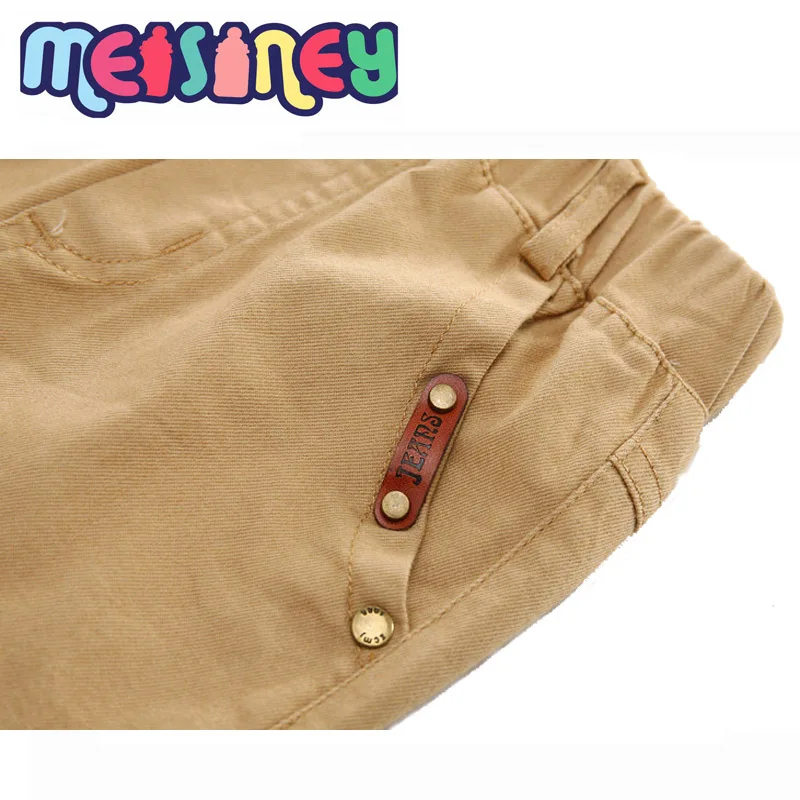 Повседневные брюки мальчика От 3 до 7 лет хлопковые эластичные весна и осень