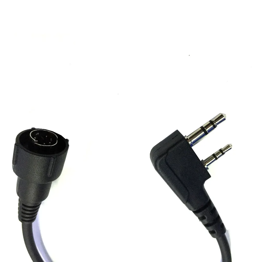 Мини разъем DIN 6pin Соединительный микрофон для горловой вибрации KENWOODE HYT PUXING WOUXUN