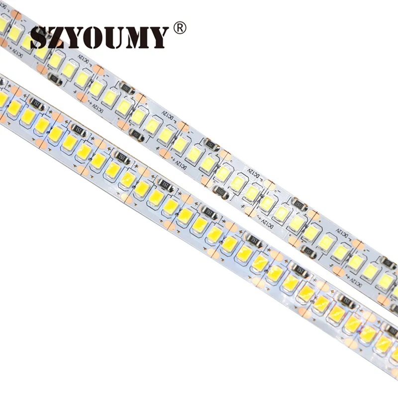 SZYOUMY 10 мм ширина 5 м один ряд 2835 Светодиодный S SMD светодиодный ная лента 12 В Гибкая