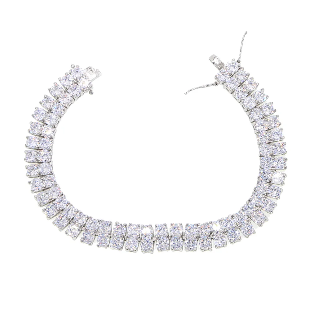 Новые очаровательные модные браслеты в стиле хип-хоп с кристаллами и цирконием