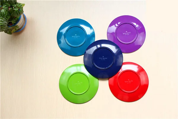 5 шт. меламиновая посуда набор мультфильм Счастливый Ангел круглая тарелка буфет