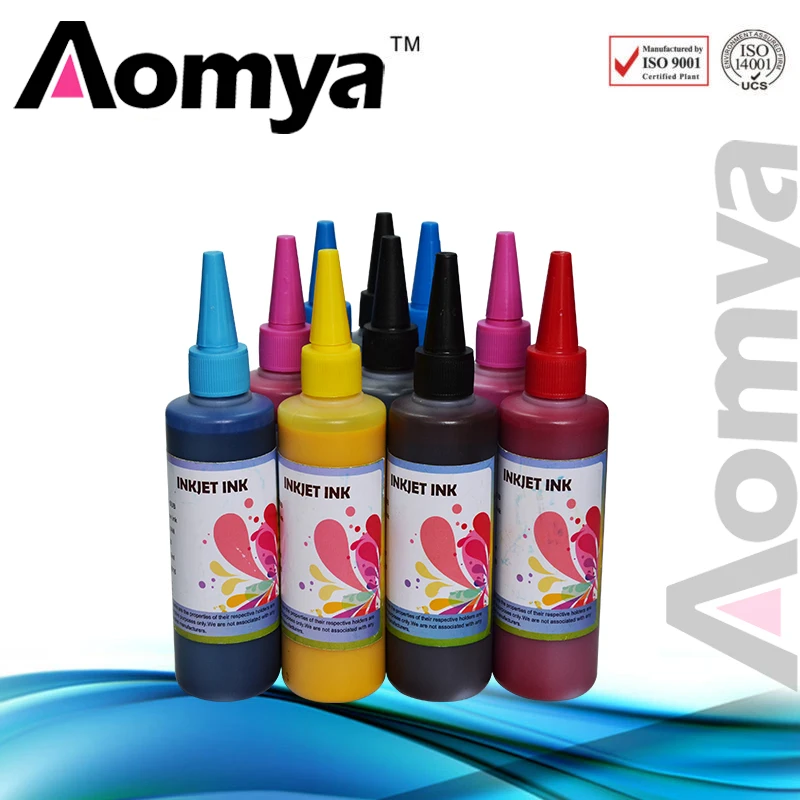 100 мл х 9 флакон универсальные пигментные чернила для принтера Epson SureColor P600 P800 Stylus