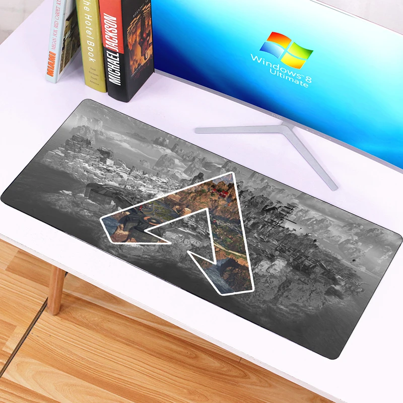 FFFAS 70x30 см большой XL Apex Legends игровой коврик для мыши резиновый ноутбука Lockedge Коврик