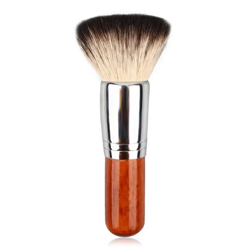 Multifunctional goody quality short handle Goat Hair Makeup Brush copper collar Powder Brush highlight cosmetic brush