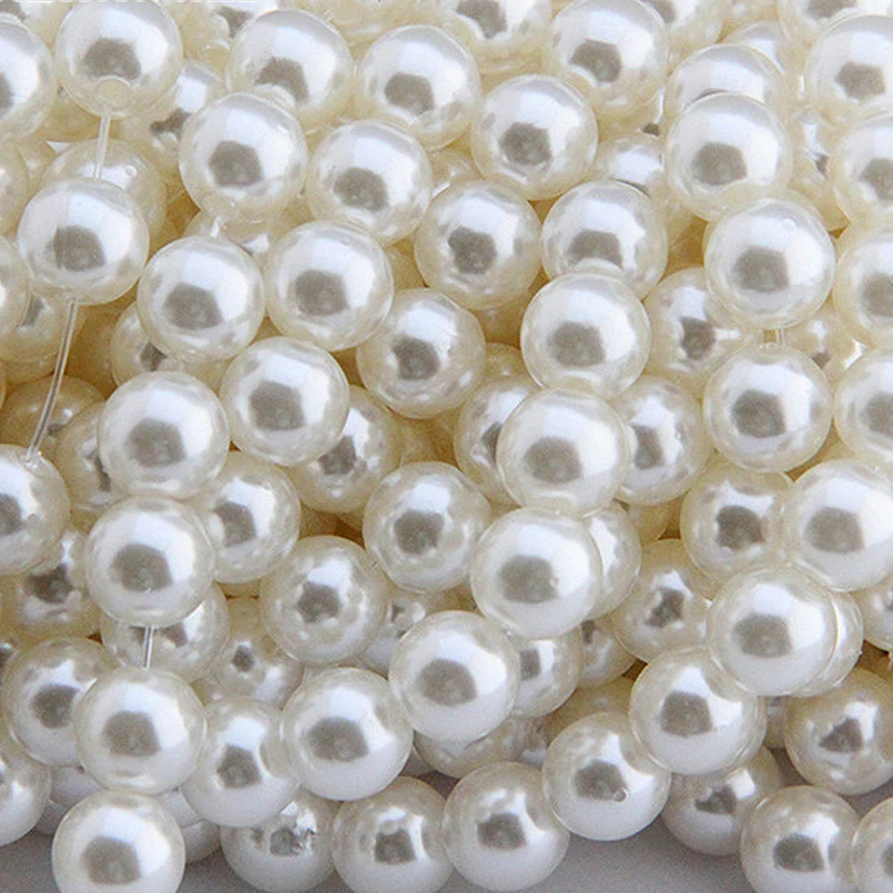 1 упак. имитация Loose бусы для одежды ABS круглый жемчуг браслета ювелирных изделий