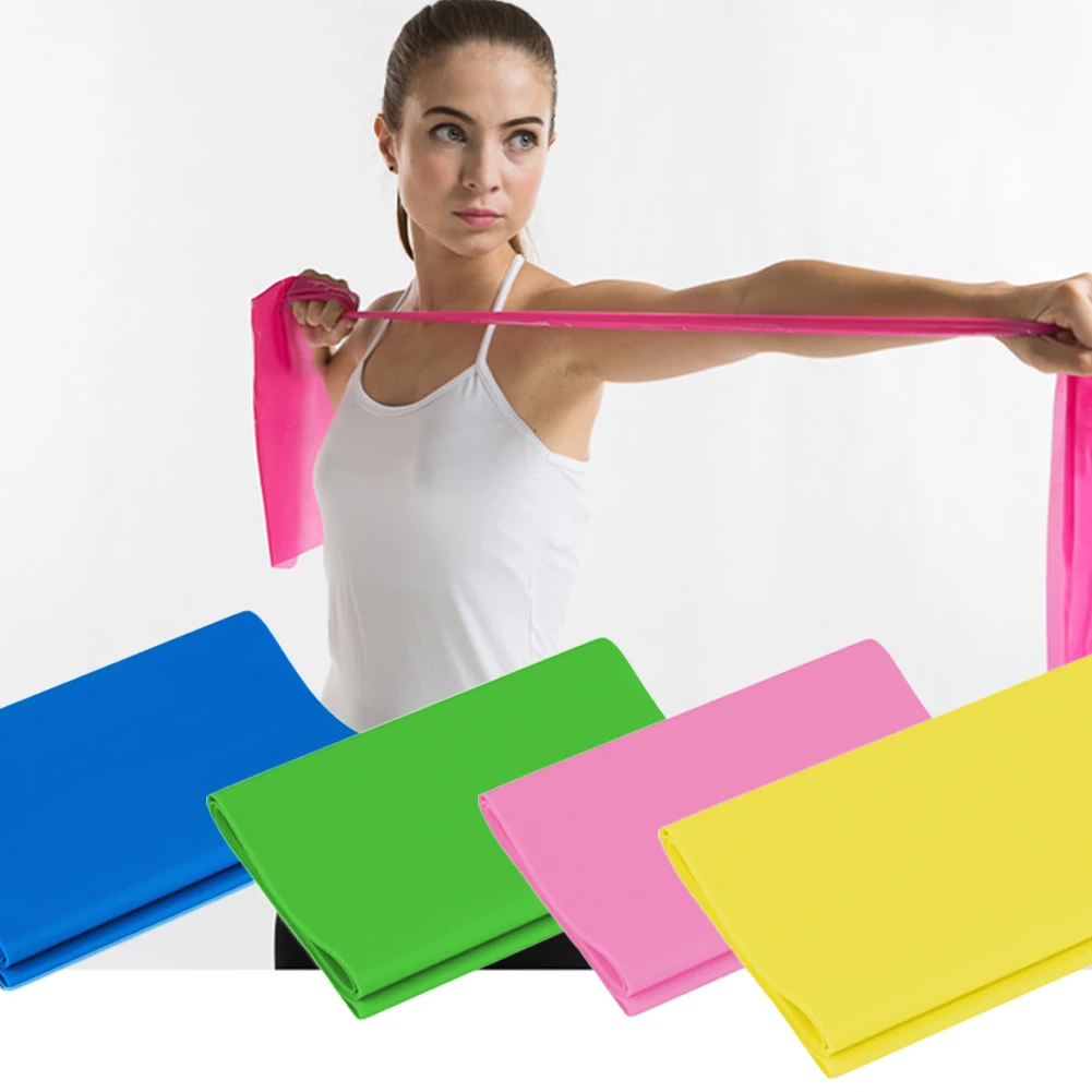 Новые 120 см Природный напряжение группа здоровья упругие Упражнение Спорт тела