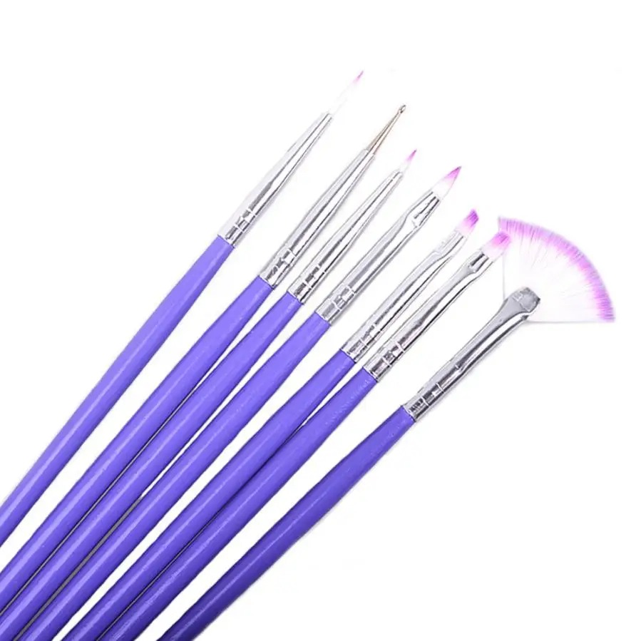 Набор кистей для дизайна ногтей 7 шт.|painting pen polish|brush set paintingpainting |
