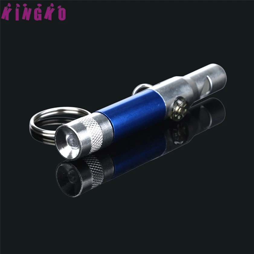 Высокое качество 3-в-1 брелок фонарик-Компас Свисток кемпинг выживания походный