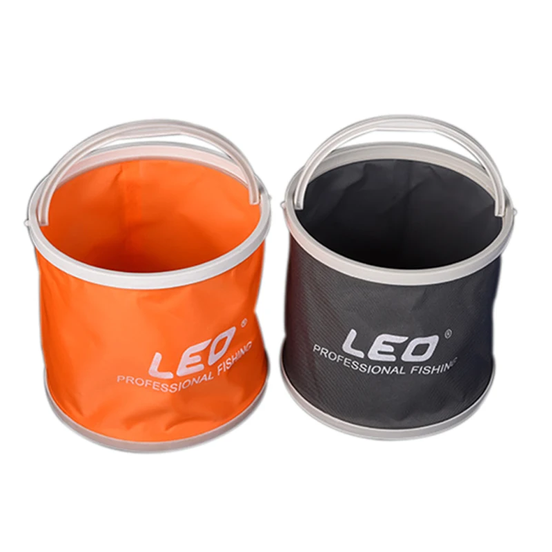 Leo рыболовные принадлежности Открытый Холст ведро складные Портативный кемпинг