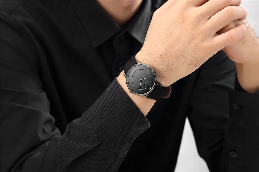 

men watches on sale clearance prime Wristwatch Business Top Brand Genuine Leather Analog Sports Watch Men's Relogio Masculino