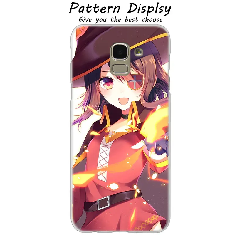 MLLSE аниме Konosuba Megumin Модный чехол КРЫШКА ДЛЯ samsung Galaxy J2 J4 CORE J3 J5 J7 ЕС J8 J6 J4 Plus J7 Prime