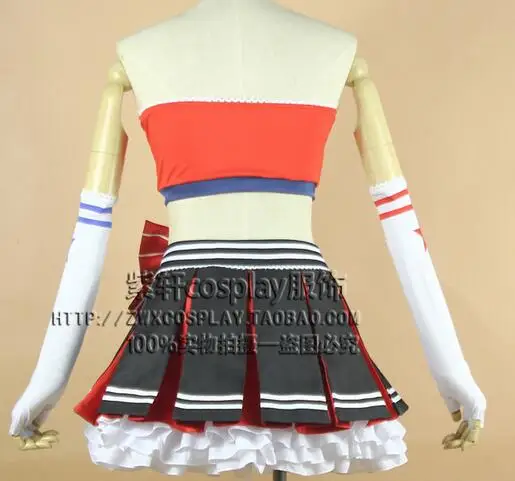 LoveLive! Love Live Honoka Kousaka Cheerleaders Uniform Vest Skirt Anime Halloween Cosplay Costumes For Women Custom Made |