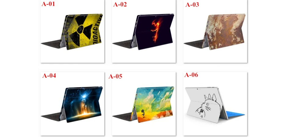 Для Surface Pro 6 DIY полноцветная кожа для всего тела для microsoft Surface Pro 2 3 4 5 6 RT 1 2 полное покрытие кожи для Surface Go наклейка