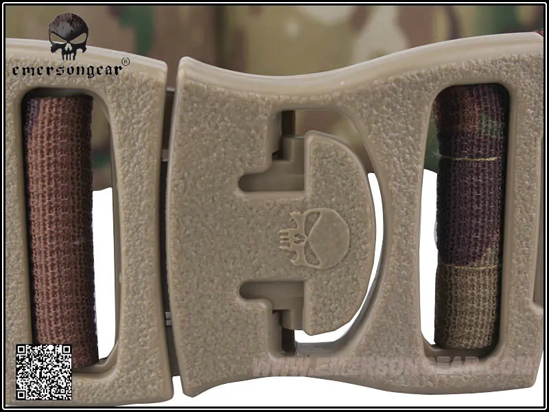 Emersongear Molle Мягкий патрульный ремень для страйкбола боевой военный Мультикам