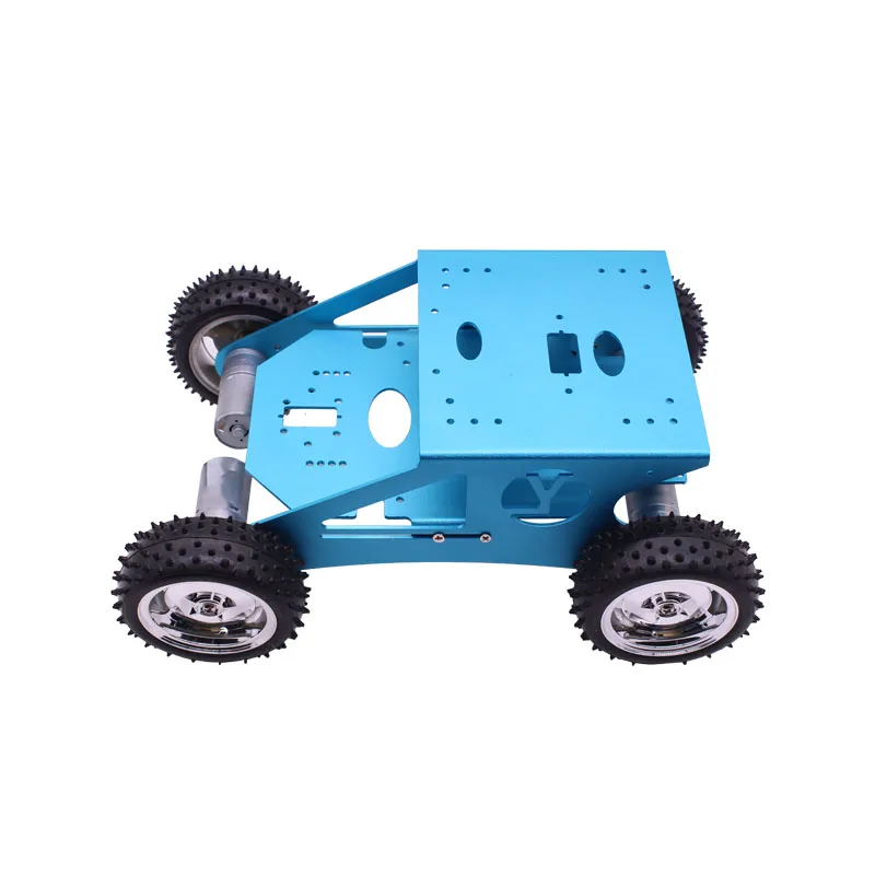 Алюминиевый сплав 4WD Интеллектуальный автомобиль робот шасси DIY рама