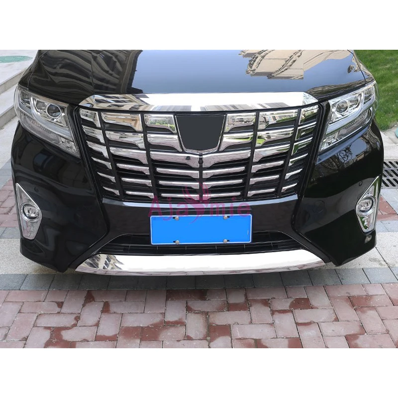 Хромированная Автомобильная Стайлинг передняя решетка бампер накладка рамка