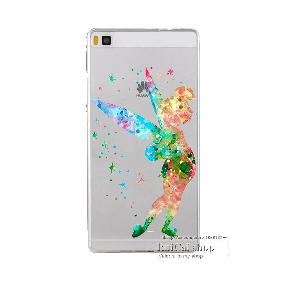 Жесткий чехол для Huawei P6 P7 P8 P9 P10 P20 Lite Pro Plus 2017 с мультяшными поцелуями Микки и Минни