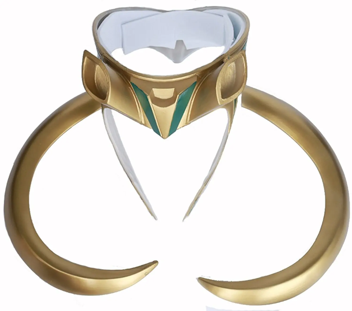 Хэллоуин Loki Косплей ПВХ маска Половина лица Маска Золотой Гигантский Шлем с
