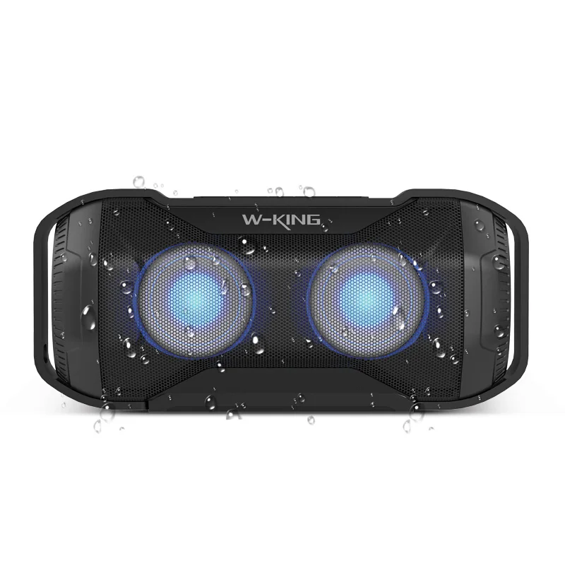 W King Black S21 Портативный Открытый водонепроницаемый IPX5 Bluetooth динамик беспроводной с