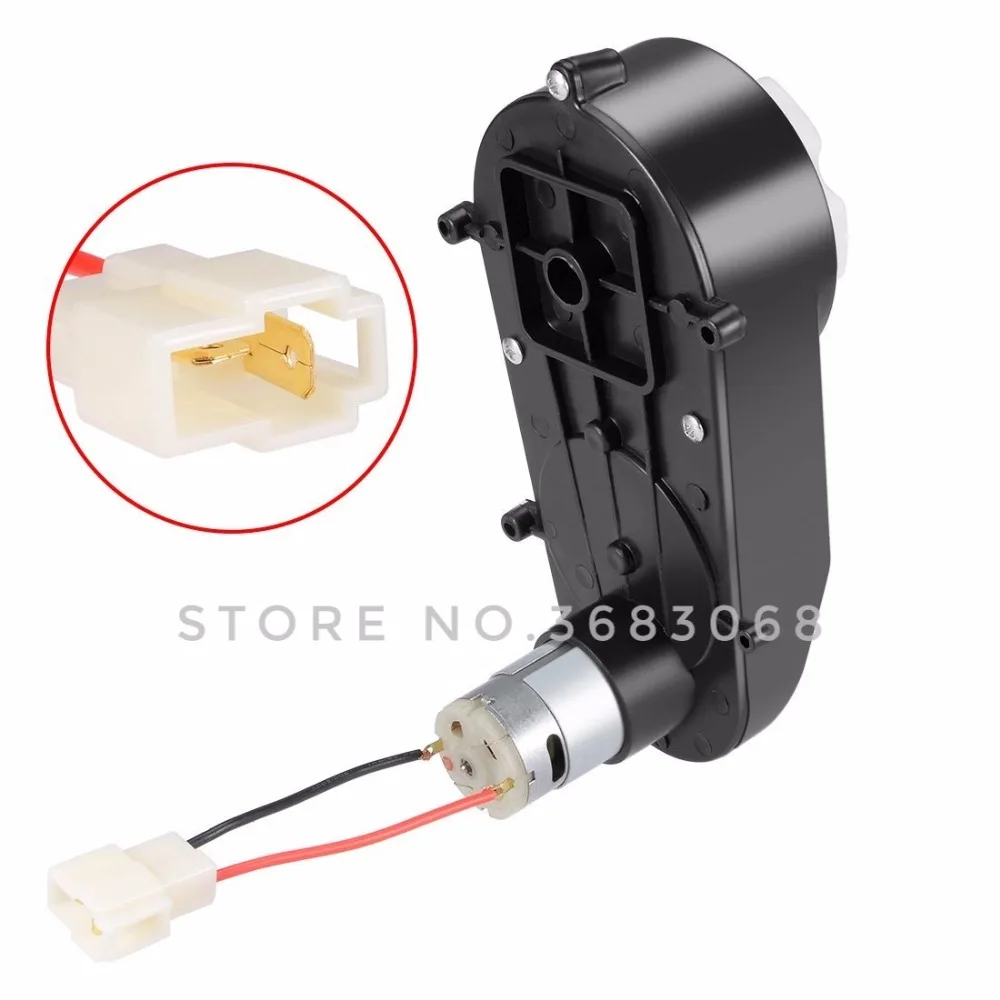 390 Детский электромобиль Шестерни коробка с мотором, 12V 6V мотор с Шестерни коробка, Детская Езда на машине детское транспортное средство Запчасти для авто