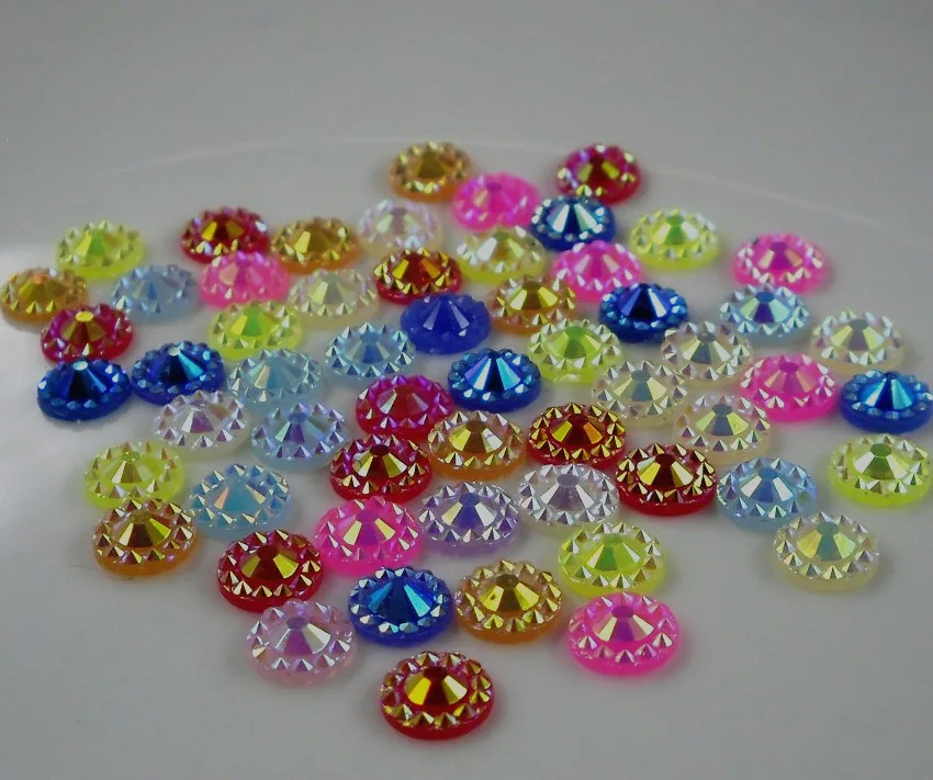 DIY желе AB SS30 конический Смола Кристалл Стразы 6 мм обувь на плоской подошве Одежда