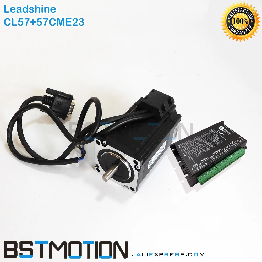 Новый оригинальный Leadshine Nema 23 2 фазный замкнутый цикл шаговый двигатель CL57 + 57CME23