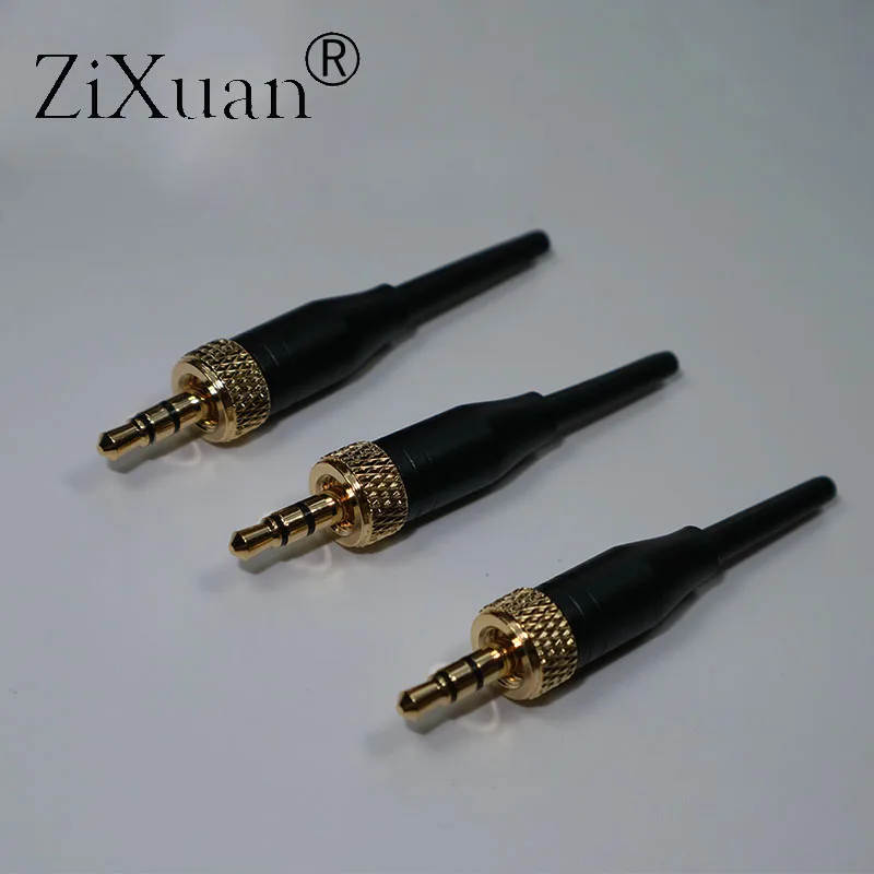 3 шт. 3,5 мм винтовой замок стерео аудио разъем DIY припой разъем для Sennheiser sony микрофон гарнитура зажим для галстука петличный микрофон