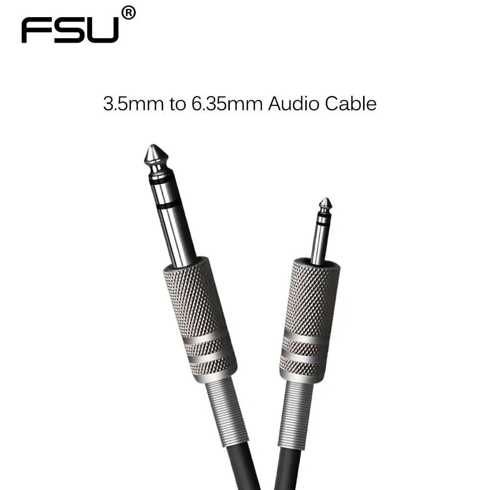 3.5mm to 6.5mm Audio cable Aux Cable Adapter Gold Plated Jack Male for Mixer Amplifier Macbook Laptop TV |