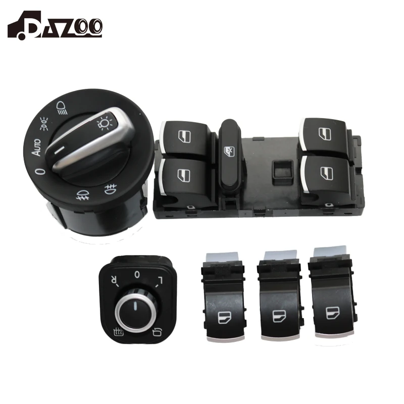 DAZOO зеркало фар переключатель управления окном для J etta 6 Golf 5 6 Touran Tiguan Caddy Passat B6 CC 5ND 959 857
