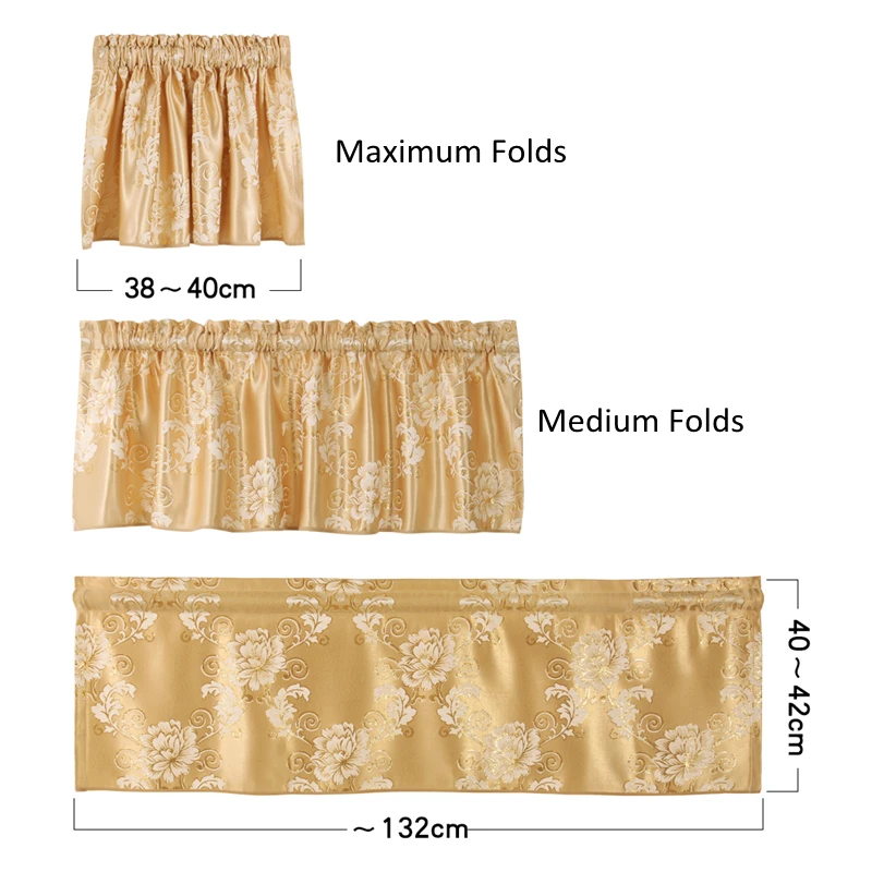 Занавески Из 2 предметов балдахины для гостиной роскошные оконные шторы кухни