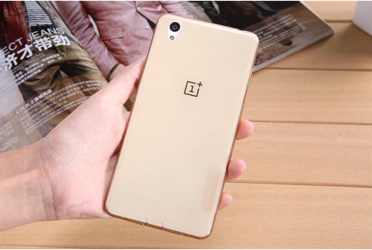 Чехол OnePlus X NILLKIN Nature ультратонкий прозрачный чехол из тпу с S образной линией