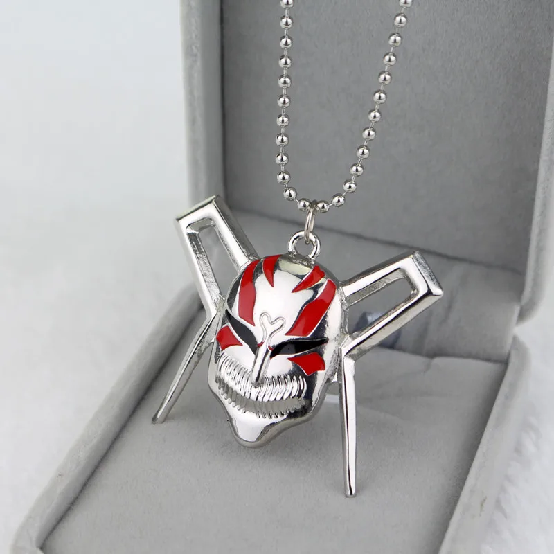 Отбеливающая Маска Kurosaki Ichigo ожерелье аниме ювелирные изделия бусы цепочки