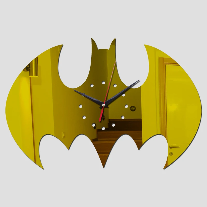 Новые акриловые настенные часы reloj de pared декоративные зеркальные безопасные