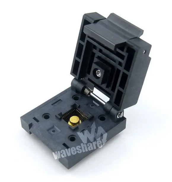 QFN44 MLP44 MLF44 QFN-44BT-0.65-01 QFN Enplas IC Test Socket Adapter 0.65mmPitch Free Shipping | Электроника