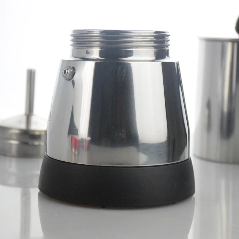 Электрическая кофеварка для эспрессо 1 6 чашек Moka Pots 220 в евро вилка 304 нержавеющая