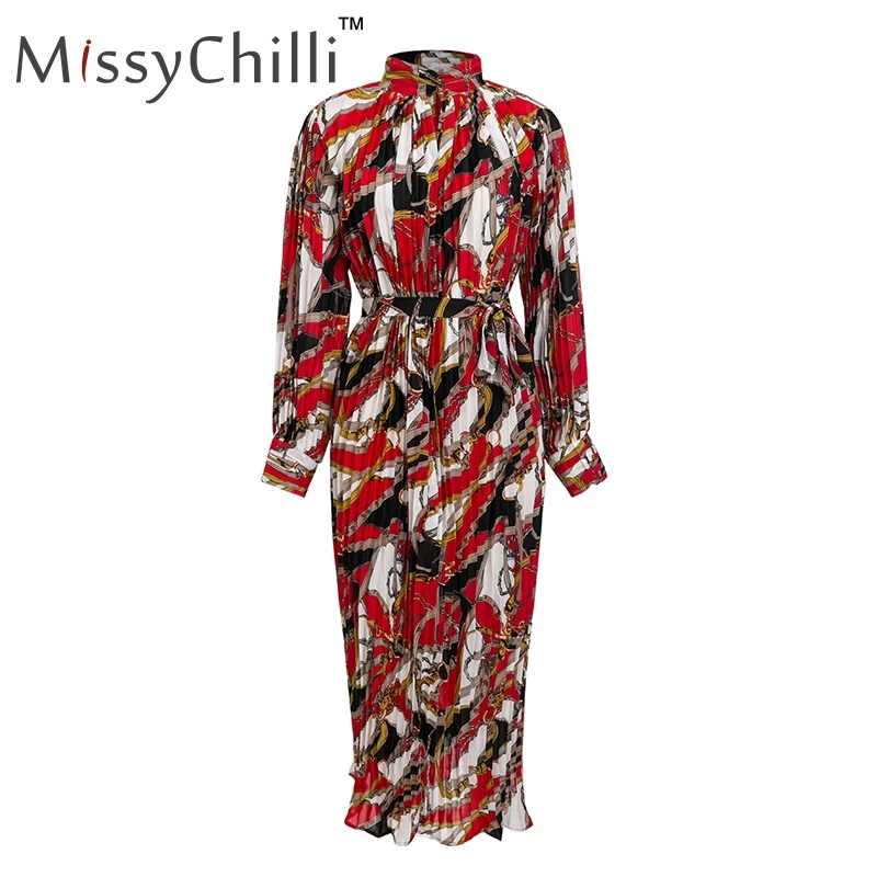 MissyChilli Плиссированное Платье макси с длинным рукавом женское свободное Бохо праздничное пляжное длинное платье Летнее сексуальное элегантное платье vestido