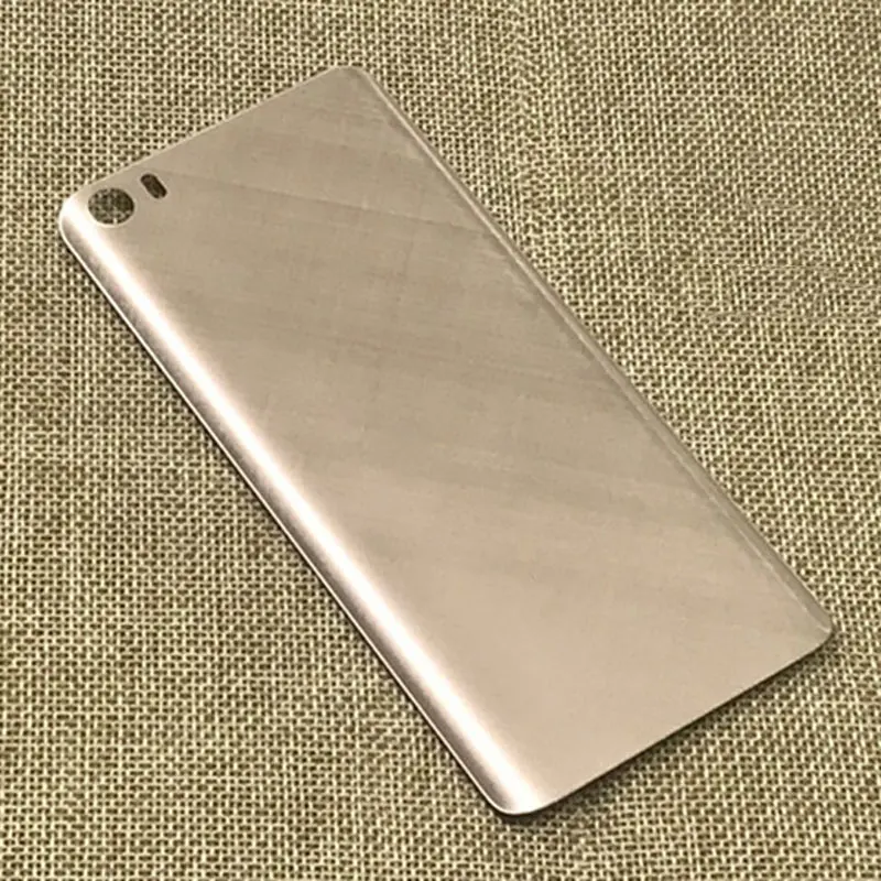 Оригинальная 3D стеклянная задняя крышка для Xiaomi mi 5 mi 5, 5,15 дюймов, корпус панели, Батарейная дверь для Xiao mi 5, задняя крышка батареи - Цвет: Золотистый