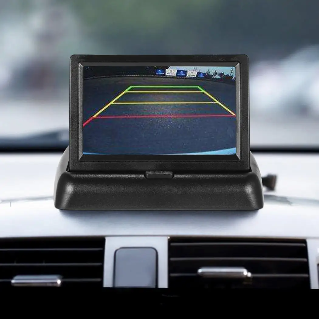 Camera Car Monitor 4.3 Inch 800*480 TFT LCD Screen Rearview HD Rear View |