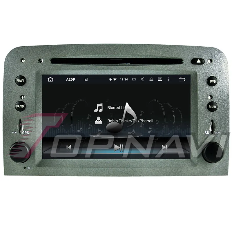 Topnavi Android 10 0 Восьмиядерный автомобильный DVD плеер для Alfa Romeo147:2005 Romeo GT:2007 Стерео GPS