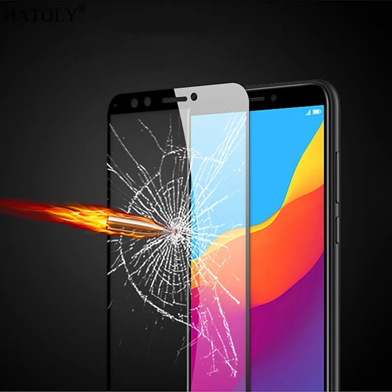 Y9 Y5 закаленное стекло для Huawei 2018/Y5 2018 Высокое качество полное покрытие защита