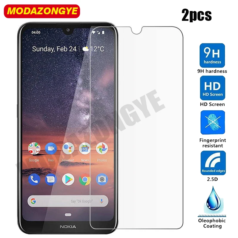 Закаленное стекло для Nokia 3 2 шт. защитная пленка экрана TA-1154 TA-1156 TA-1159 TA-1164 TA-1161 Nokia3.2