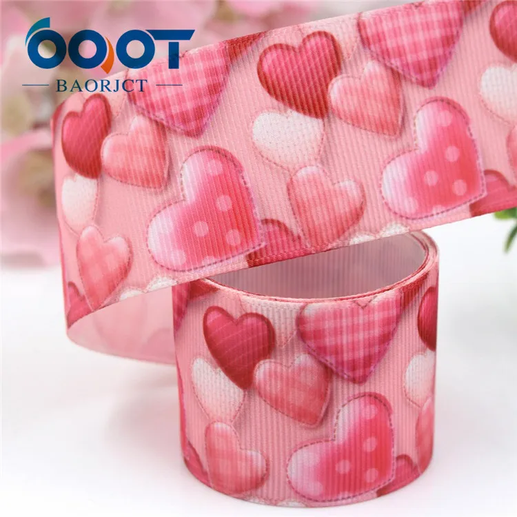 I-19116-341 OOOT BAORJCT I-19116-338, 38 мм 10 ярдов любовь сердце мультфильм ленты термотрансферный Печатный grosgrain, рукоделие Подарочная упаковка МАТЕРИАЛЫ - Цвет: I-19116-341