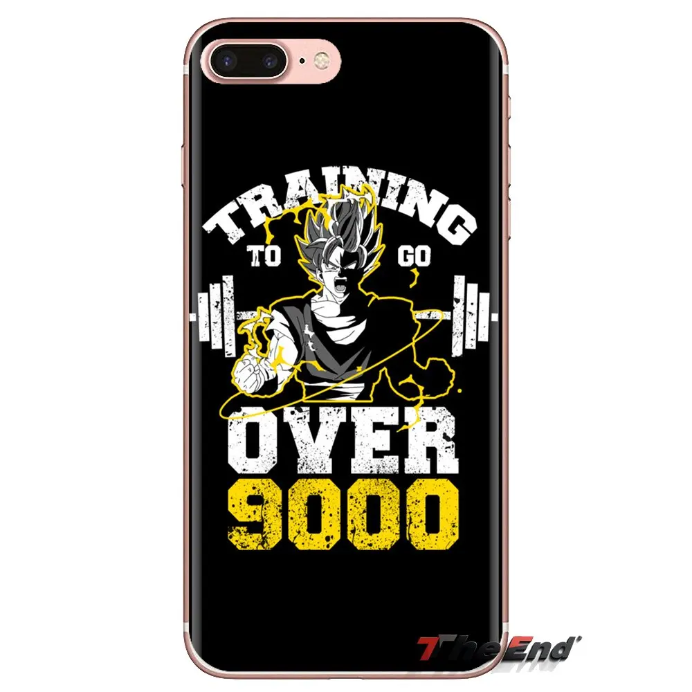 Чехол для телефона LG Spirit Motorola Moto X4 E4 E5 G5 G5S G6 Z Z2 Z3 G2 G3 C Play Plus Mini DBZ Saiyan Power Warning Over 9000 |