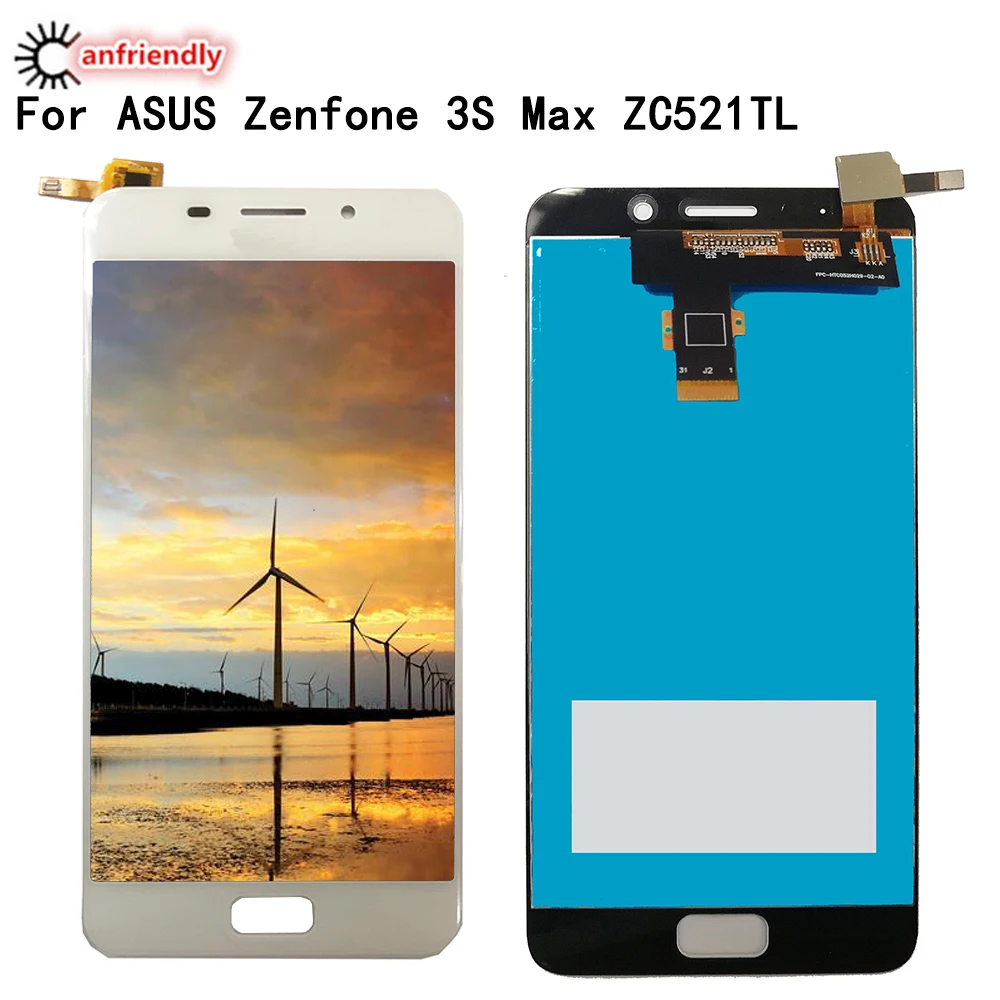 

LCD For ASUS Zenfone 3S Max ZC521TL X00GD 5.2" LCD screen display+ Touch panel screen front glass Digitizer with tools