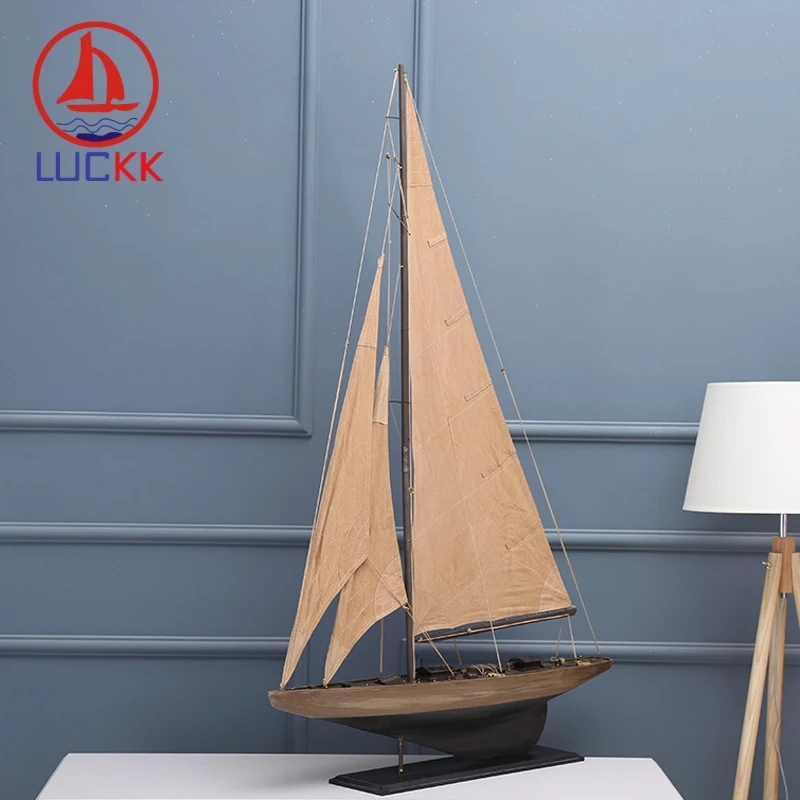 Американская модель корабля LUCKK 90 см домашний интерьер винтажные аксессуары для