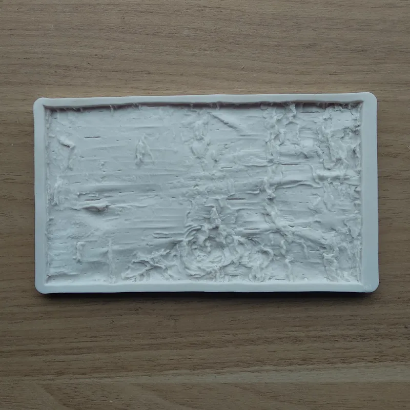 Дерево коры силиконовые формы для украшения торта инструменты помадка 3D форма
