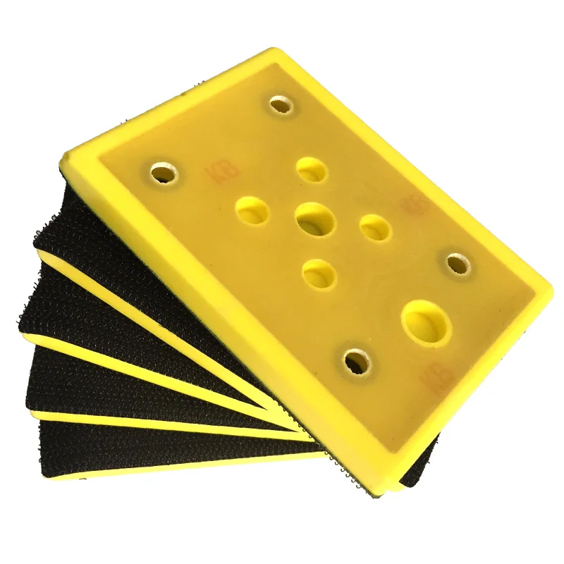 

Rectangular Sanding Pad 70*100mm Chamfering Hook and Loop Sander Backing Pad Abrasive tools Grinder Accessories