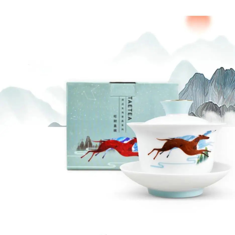 Чайная чашка King Tea Mall чайная Tureen GaiWan фарфоровая Dayi Wang Shi чайные принадлежности