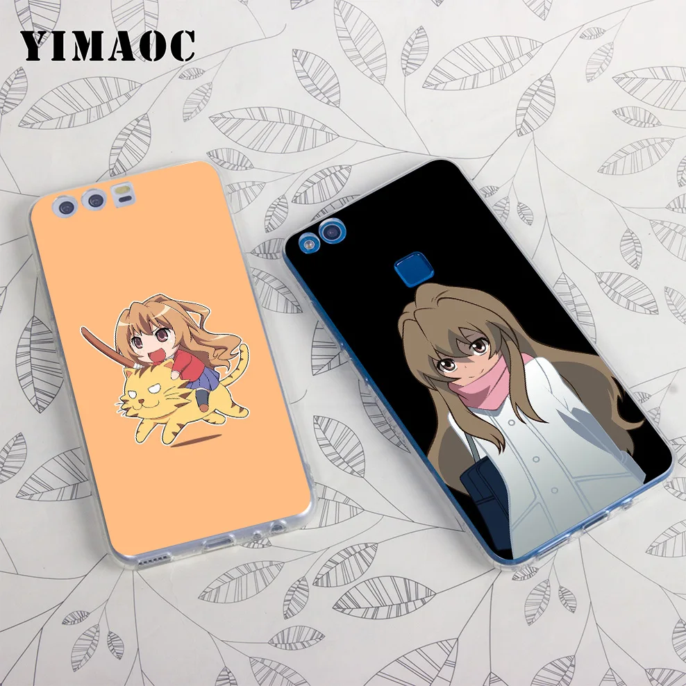 YIMAOC Toradora Anime Soft Case for Huawei Honor 10 9 8X 8C 8 7C 7X 7A Pro 6A Lite Note Nova 3i 3 2i Y6 Y7 Y9 Prime 2018 |